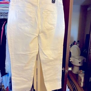 White Capri Pants